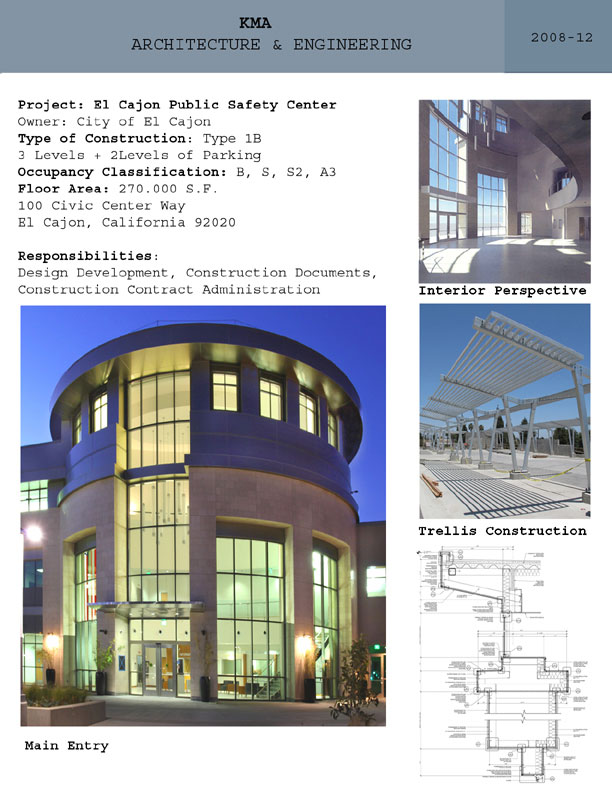 El Cajon Public Safety Center - renderings